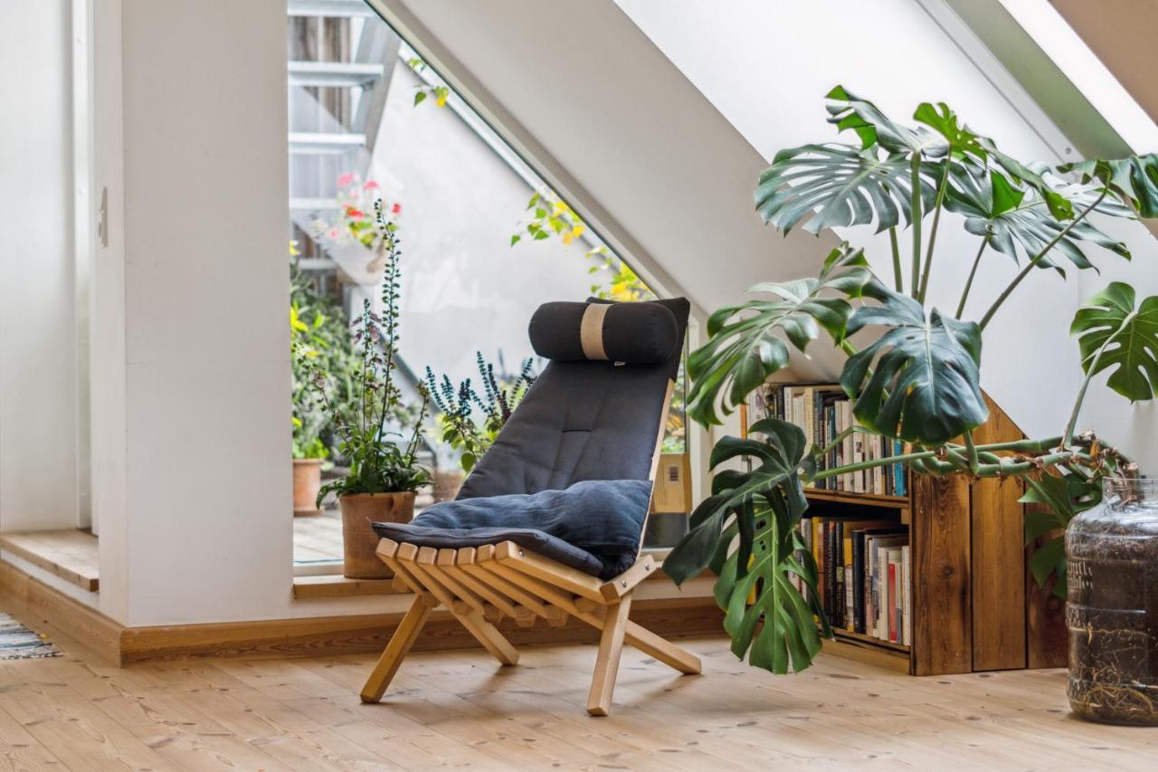 Central Penthouse Apartment With Rooftop Terrace 哥本哈根 外观 照片