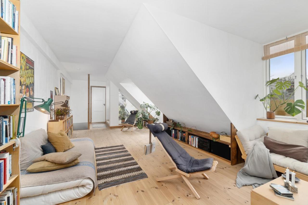Central Penthouse Apartment With Rooftop Terrace 哥本哈根 外观 照片