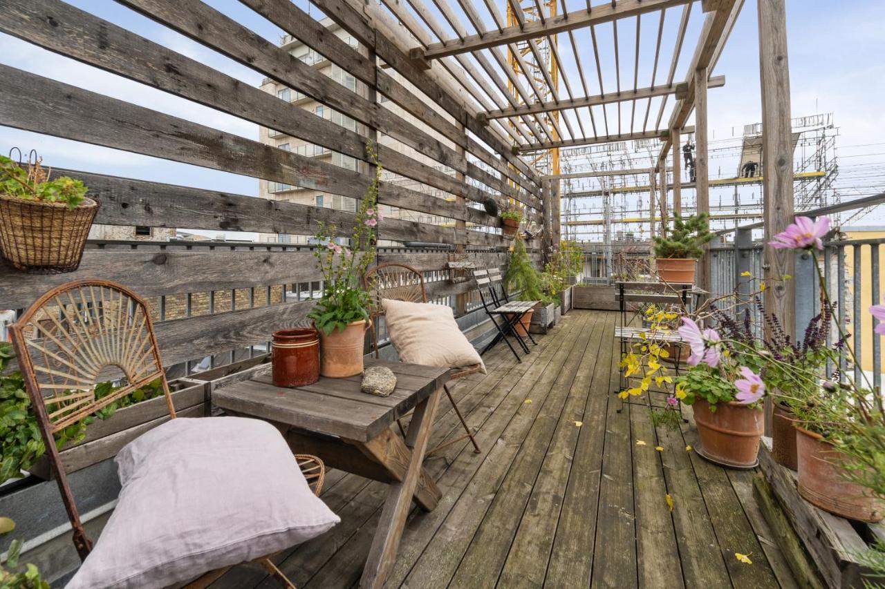 Central Penthouse Apartment With Rooftop Terrace 哥本哈根 外观 照片